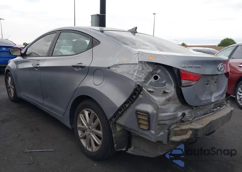 2015 Hyundai Elantra из США, поврежденный, VIN 59TDH4AE6FH639488